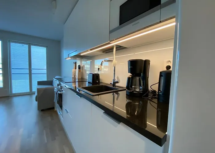 Toimiva Uusi Yksioe Keskustassa Апартаменты Турку